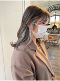 モノトーングレーxホワイトグレー