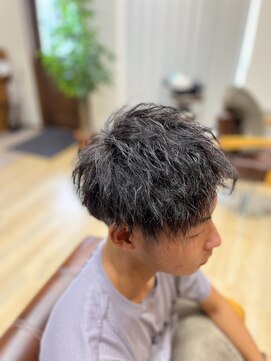 リブリス(Rebliss) ツイストスパイラルパーマ×グレージュ