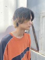 ロイジー(roijir)&nbsp;【roijir 表参道】メンズグラデーションカラー×マッシュウルフ