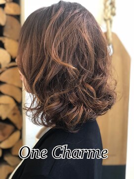 ワンシャルム(One Charme) お洒落ラフスタイルヘアー　デジタルパーマ