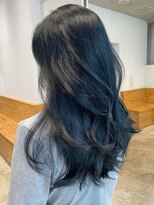 アイティーバイアルバム 北千住店(IT by ALBUM)&nbsp;ブルーブラック_大人ガーリーチョコレートプリカール_ba404302