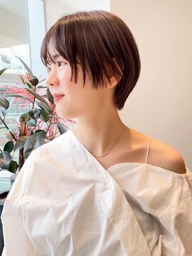 ケーツー あべのキューズモ－ル店(K-two) まるみショート*ショートボブ*顔周りカット*グレージュカラー