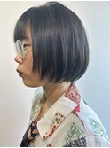 キュートな前上がり bob