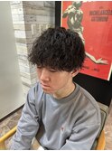 ツイストスパイラルパーマ/メンズカット/波巻きパーマ/札幌/大通