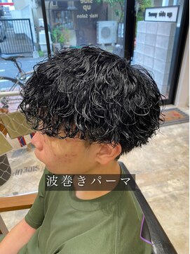 サニーサイドアップ 大宮(Sunny side up) 長谷川　波巻きパーマ