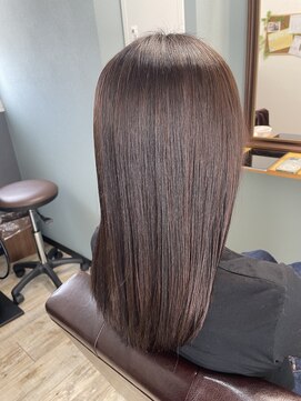 サニー あま店(Sunny) 白髪染めミックスでツヤサラヘア