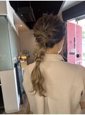 【岡本作】ふわふわヘアセット