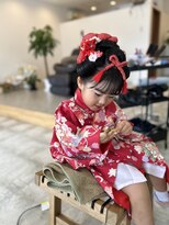 ウイ(Ui) 日本髪×七五三