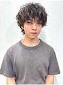 ツイストスパイラルパーマ マッシュショート 無造作 福岡美容室