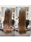 髪質改善ストレート