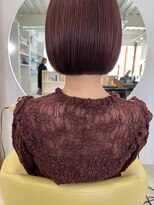 ヒュー(HUE)&nbsp;レッドブラウン/ボブ