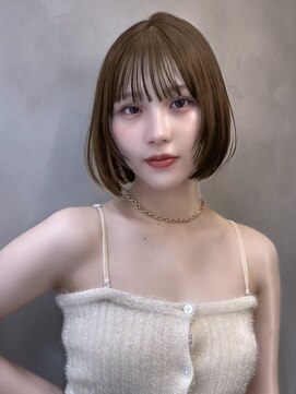 グロー 大宮(GLROW) 韓国レイヤーカット顔周り　くびれ　おくれ毛　前髪　haruhi