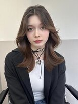 ジーナ 十条(Zina)&nbsp;＊秋色ブラウンウェーブミディアム＊【Zina十条】