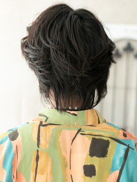グルーミングサロン バーバー キャッスル 北浦和西口(Grooming salon Barber Castle) カルマパーマニュアンスデザインショートG北浦和