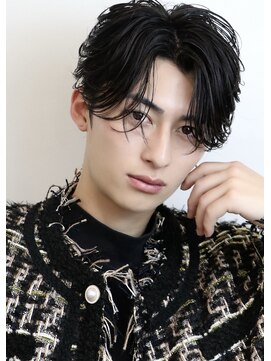 オーシャントーキョーウエスト 心斎橋 (OCEAN TOKYO WEST) ニュアンスパーマコンマバングセンターパート