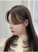 【RINA】顔周りレイヤーで自然に流れる前髪カット☆