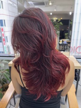 オルカ(ORCA) ココアベージュ/バーガンディ/レイヤー/髪質改善/縮毛矯正/新宿