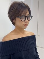 ロンドブルーム 天神大名店(Lond Bloom)&nbsp;メガネにも合うショートヘア/ショートカット/小顔ショート