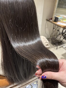 サロン ド ソーホー 蕨(Salon de SOHO) ◎質感再整カラー×ブリーチなしグレージュ◎【中川史菜】