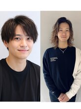骨格補正メンズカットxセットか楽になる持続パーマは鈴木一也へお任せください♪