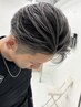 【田中限定】カット+白髪ぼかしメッシュ¥14500(大阪/メンズパーマ)
