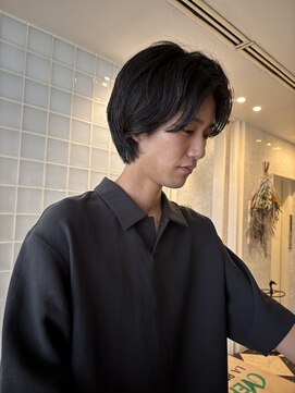 メンズボブ、耳掛けボブ、ボブ