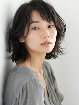 大人ボブパーマ　40代50代