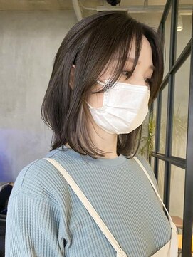 エリマ 横浜西口(elima) 横浜西口イルミナカラーマッシュショートミルクティーベージュ