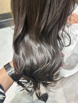 ディーエックス ウエスト(Dxxxx WEST) オリーブグレージュカラー ブリーチなしカラー グレージュカラー