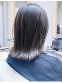 【阿久津】ミディアム　グレージュ　アッシュカラー