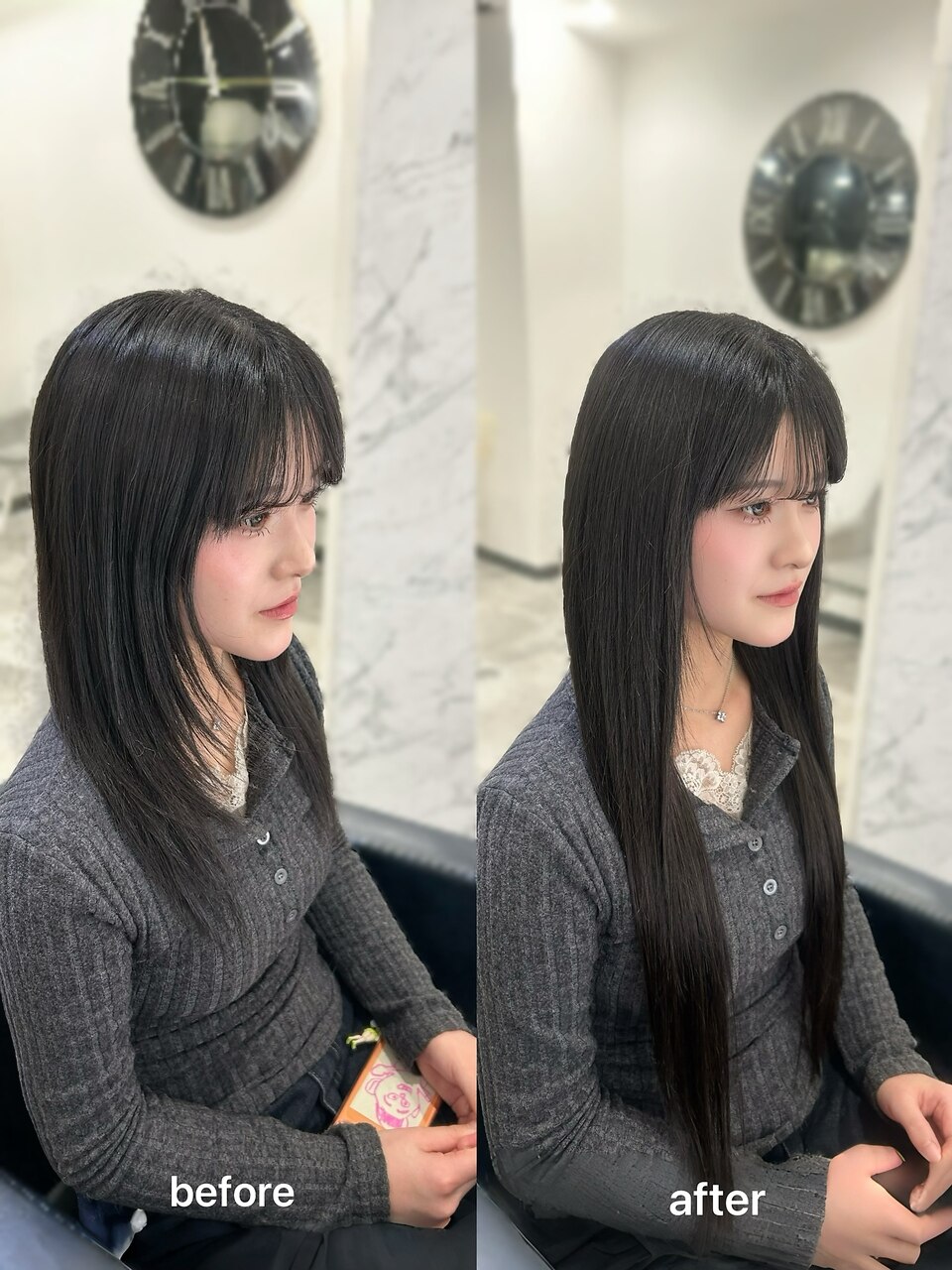 人毛エクステ/シールエクステ/イメチェン/ロング：L273398333｜ララ