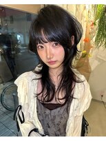 アリー 原宿(ALLY)&nbsp;ハッシュカットシャギーウルフレイヤーカットエクステレイヤー