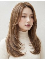 アリレイナ 久里浜店(ARIREINA)&nbsp;久里浜/ロングレイヤー/前髪なし/大人/ハイトーン