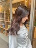 カット+W髪質改善カラー+トリートメント ¥19,800~