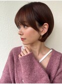 似合わせカット丸みショートボブ/ミルクティーベージュp川口