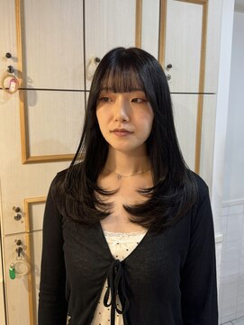 ネオリーブ チロル 横浜西口店(Neolive CiroL.) 上品大人可愛い顔周りレイヤーロング 【横浜】