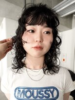 セラン 表参道(Celan)&nbsp;ウルフパーマロングパーマ黒髪パーマ