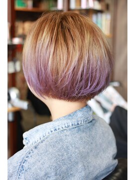 オーバーキャプテンネイキッド(OVER CAPTAIN NAKED) ハイブリッドグラデーションカラー☆ライラック☆