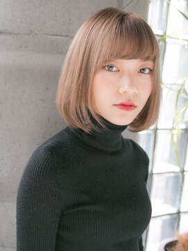 リリアン 青山(relian) ハイトーンボブでこなれ感UP♪