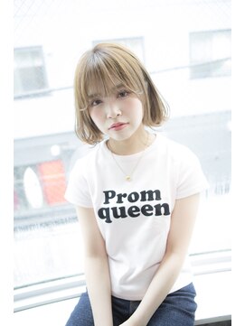 サロンドミルク 原宿(salon de MiLK) 【salon de MiLK 原宿】ミルクティアッシュ×ゆるふわウェーブ