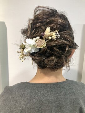 ラカーロ(La CARO) お呼ばれアップスタイル☆  by北原妙子