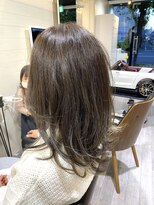 アンプヘアー 二条店(unpeu hair) 【インナーカラー】イヤリングカラー/シルバーベージュ