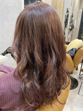 ヘアーサロン キー(Key) ブリーチ1回で透明感アップ♪イルミナカラーピンクバイオレット
