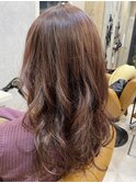 ブリーチ1回で透明感アップ♪イルミナカラーピンクバイオレット