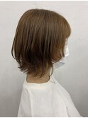 【Anli】ウルフカット×オレンジブラウン