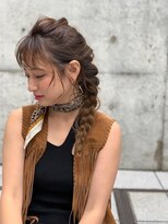 オースティン 門前仲町(AUSTIN)&nbsp;前髪かき上げイメチェンイヤリングカラーラベンダーカラーくびれ