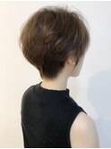大人のすっきりショート☆ひし形シルエット/大人女子に人気！
