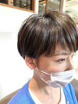 ネオリーブエム(Neolive em;)&nbsp;白髪ボカシ入りマッシュショート☆