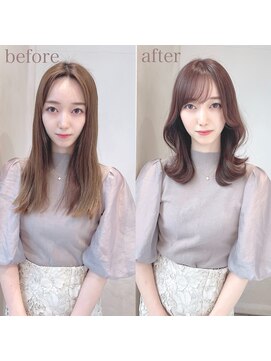 ミラリー トウキョウ(Mirareee Tokyo) 20代30代40代◎エギョモリ２wayバング小顔矯正立体カット