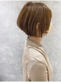 どこから見ても美人なひし形ショートボブ◎